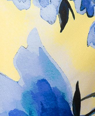 Women's Cowl Neck Printed Ball Gown