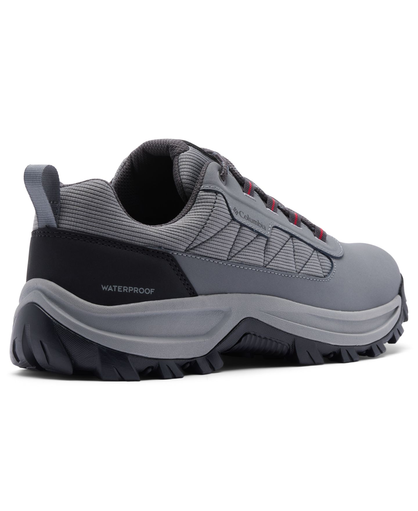 Мужские кроссовки Columbia Transverse Hike Low Lace-Up, цвет: Серый стальной / Красный — фото 9