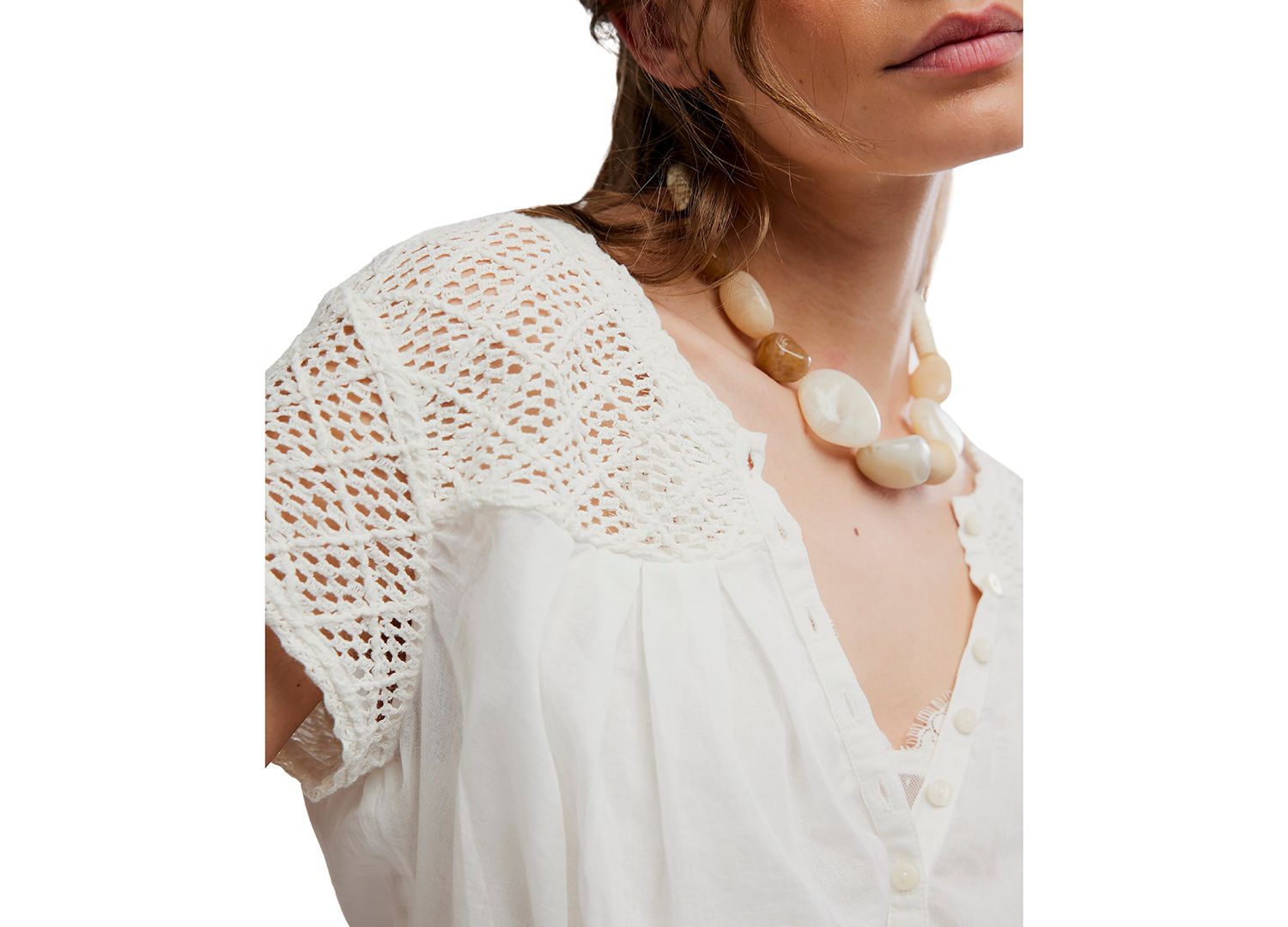 Women's Gemma Embroidered Boat Neck Top