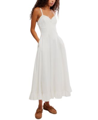 Women's Another Season Sweetheart Neck Midi Dress