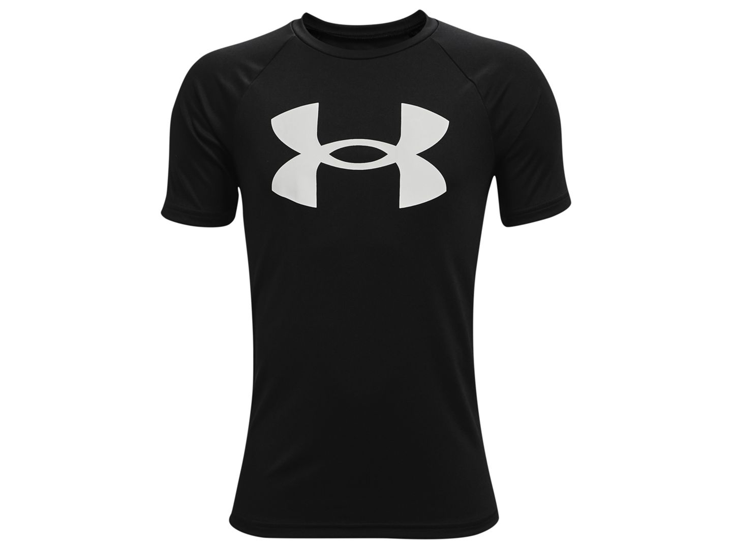 Футболка Under Armour Tech Big Logo Short-Sleeve T-Shirt для мальчиков, цвет: Чёрный — фото 6