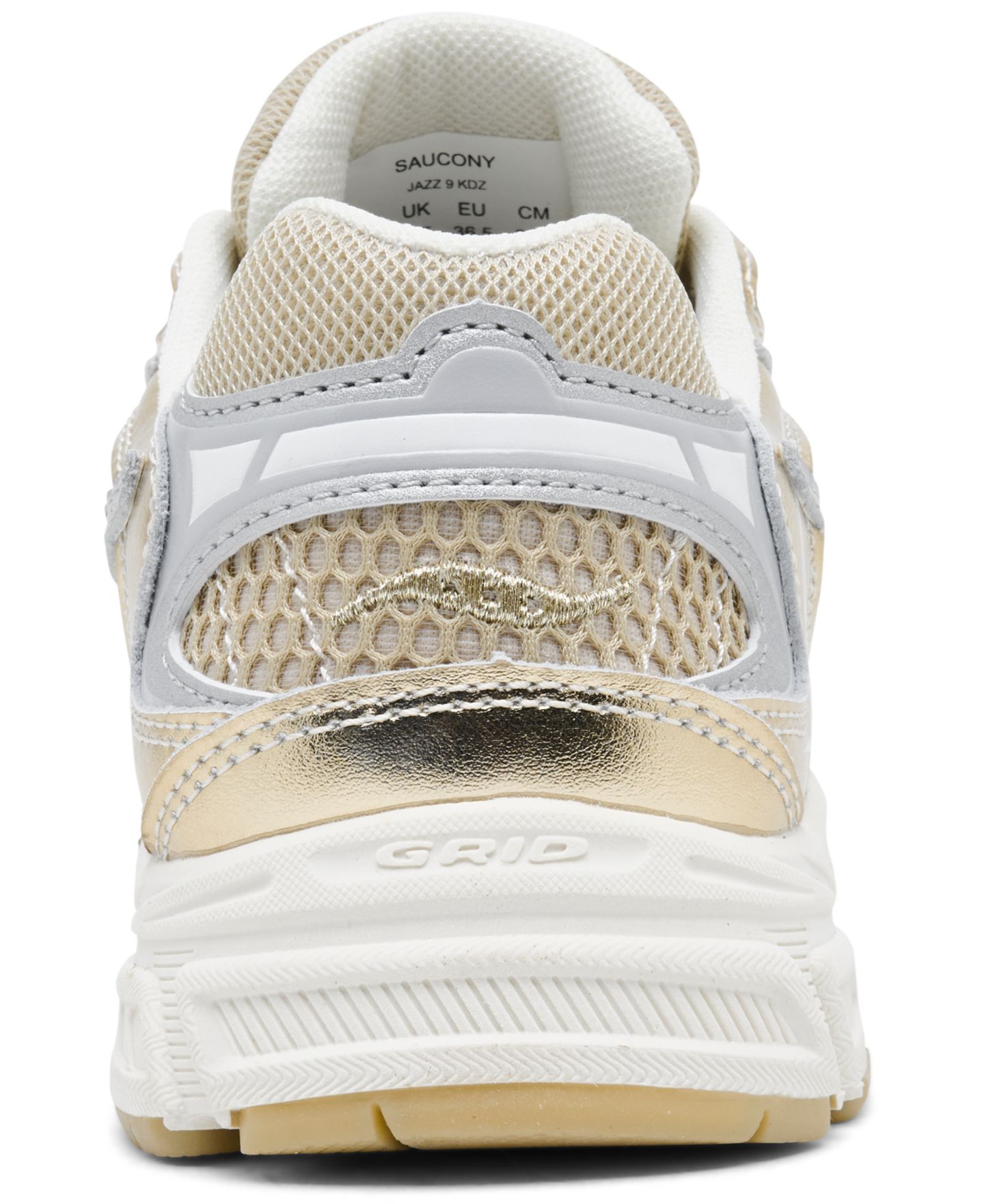 Детские кроссовки Saucony Grid Jazz 9 Casual, цвет: Золотой — фото 4