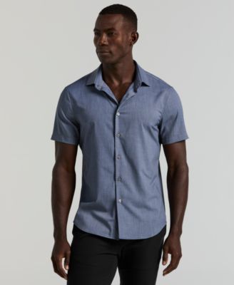 Men's Slim-Fit Short-Sleeve Shirt