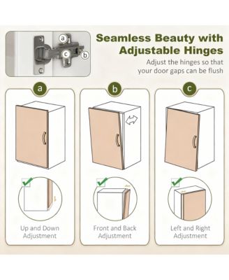 72" Kitchen Pantry Cabinet with Hutch, Glass Doors, Adjustable Shelves