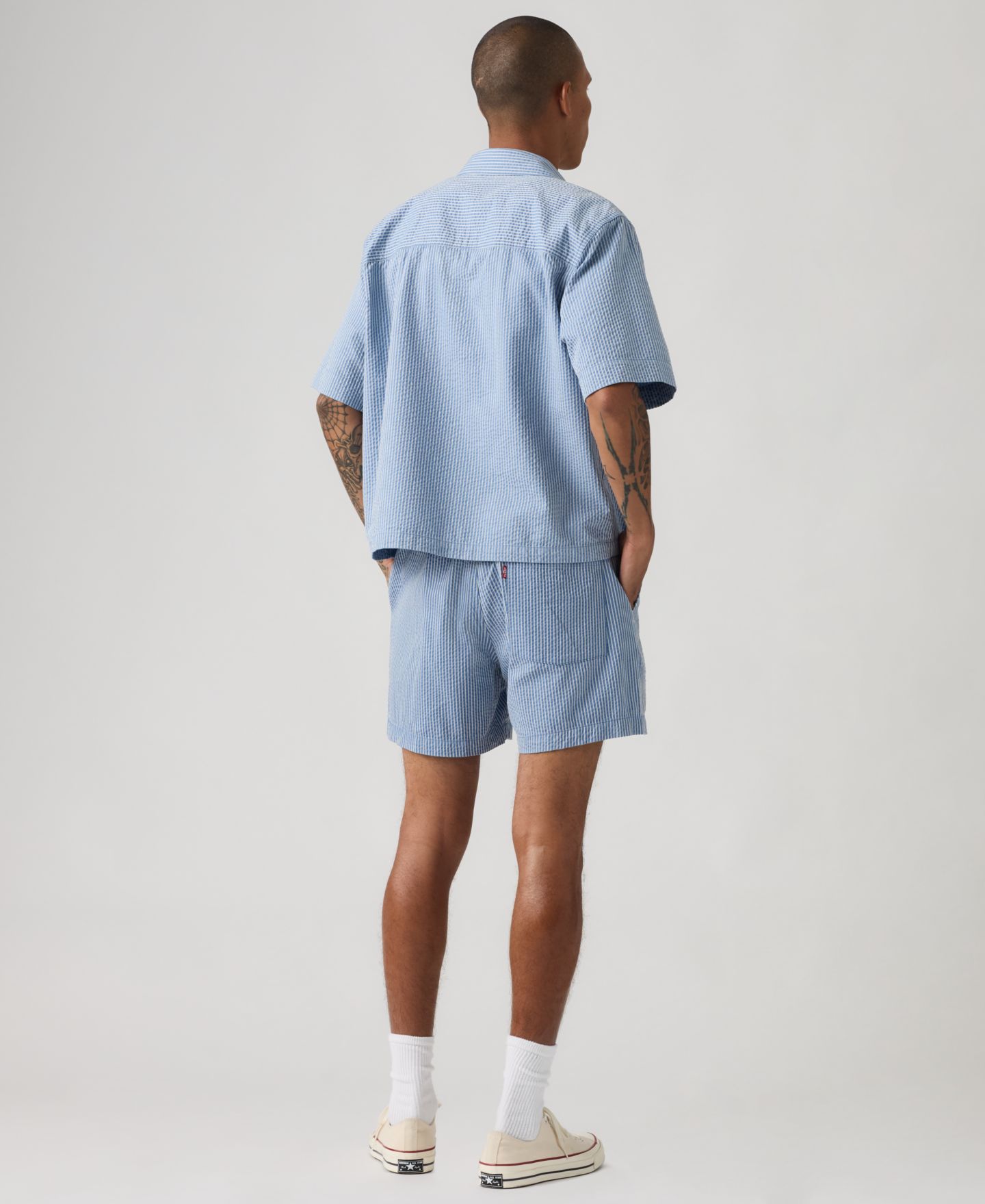 Мужские шорты Levi's XX Chino Easy Cotton Linen 6" Drawstring, цвет: Quiet Harbor — фото 5