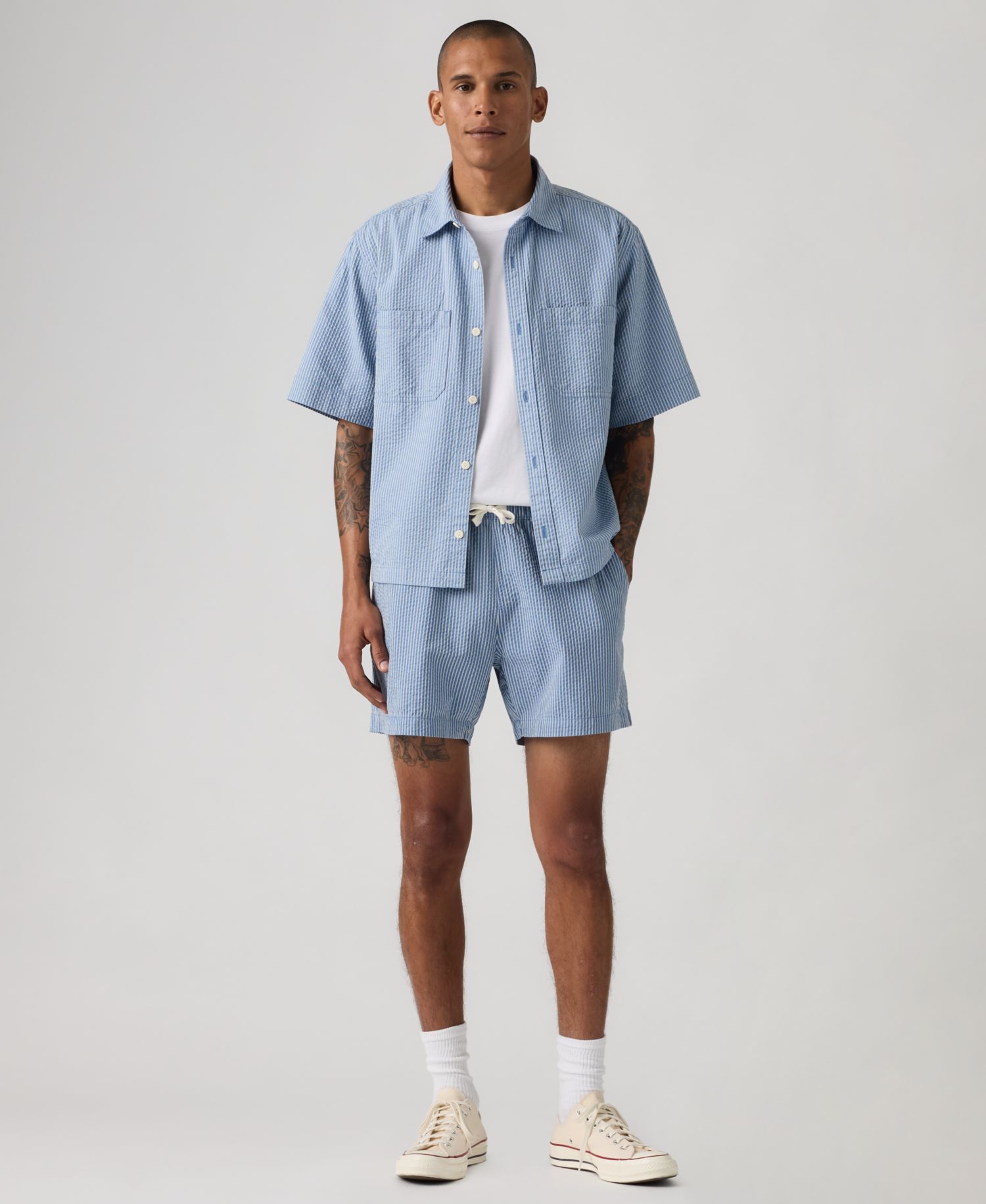 Men's XX Chino Easy Cotton Linen 6" Drawstring Shorts