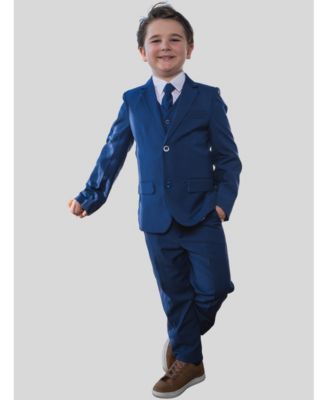 Boys 007 Slim Fit 5-Piece Suit