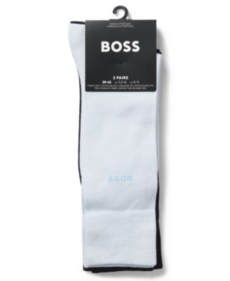 Men's Solid Socks, 2-Pack