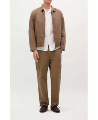 Men's Cargo Linen Pants