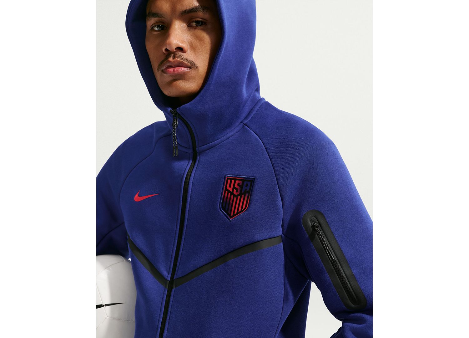 USA Soccer Tech Fleece Full-Zip Hoodie