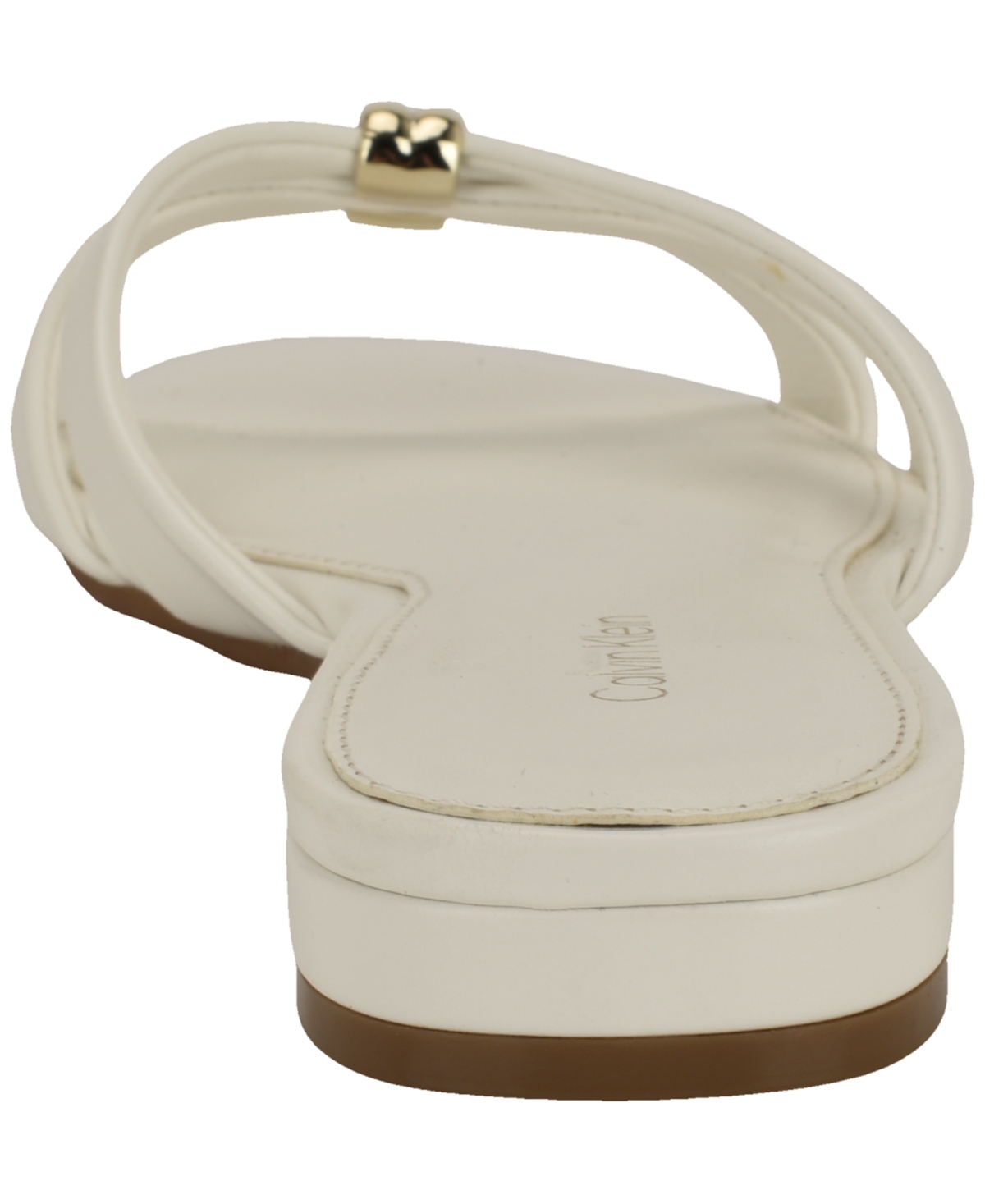 Calvin Klein Women's Petula Strappy Flat Slip-On Sandals