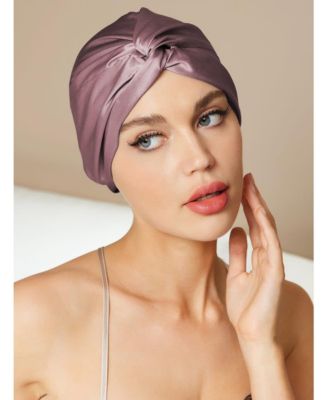 Silksilky Pure Silk Knot-Front Hair Bonnet 27$