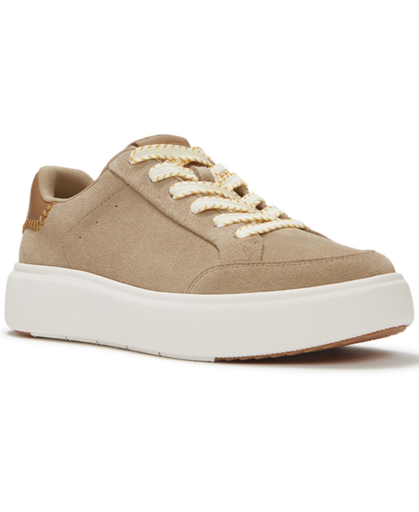 Женские кроссовки FitFlop RTG Blanket Stitch Lace-Up Trainers, цвет: Капучино — фото 1