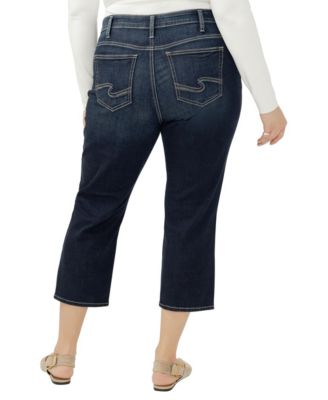 Plus Size Elyse Capris Jeans