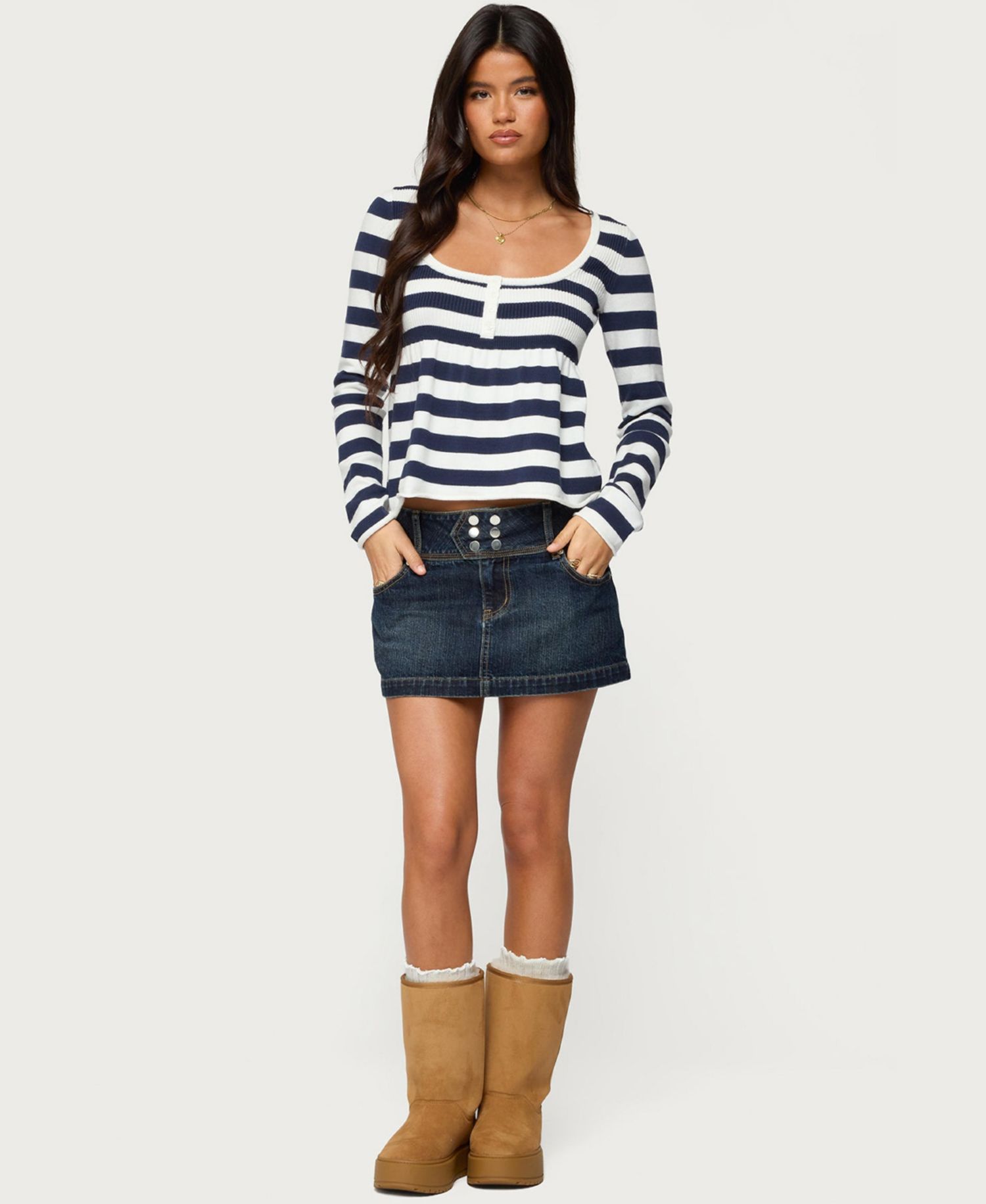 Women's Fatama Denim Mini Skirt