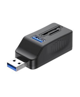 5-in-1 USB 3.0 Hub - 5Gbps High-Speed Data Transfer, Portable USB Splitter for Laptop, PC, Camera,Ideal for Office
