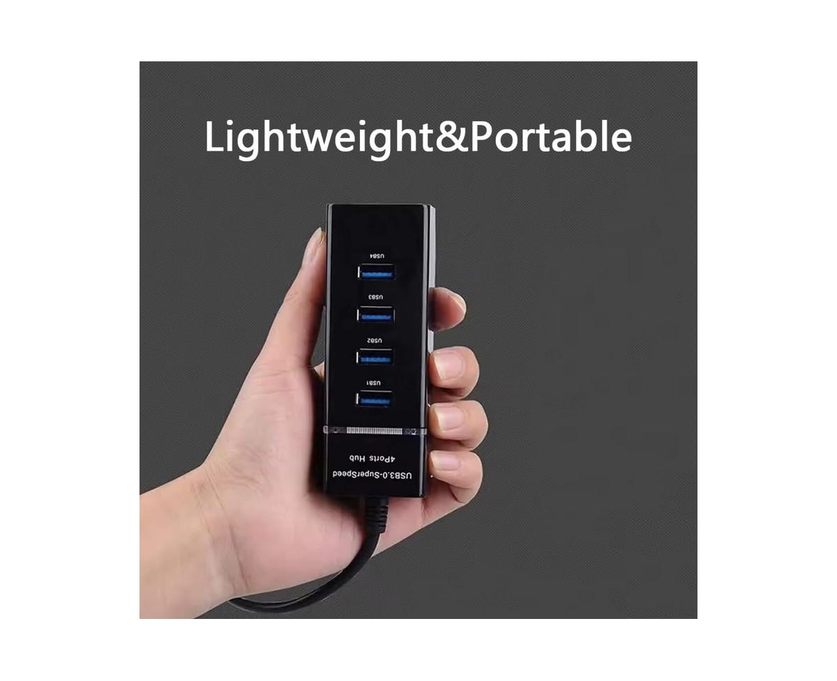 Risokeys 4-Port Usb 3.0 High Speed Hub