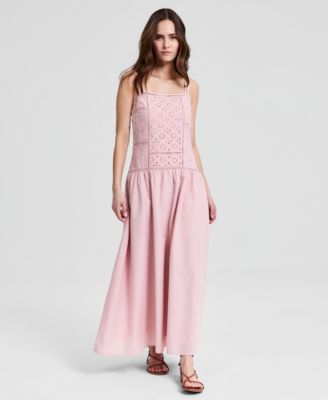 Women's Embroidered Maxi Dress