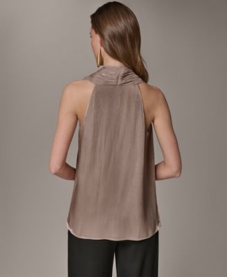 Women's Asymmetrical Halter Neck Top
