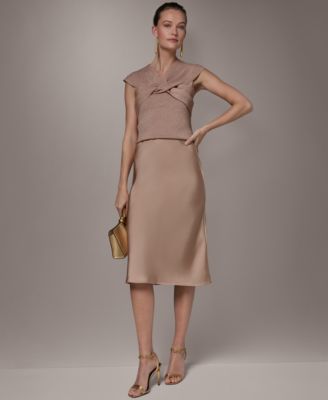 Women's Bias Midi Skirt