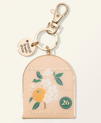 Flower Show Orange Blossom Enamel Bag Charm