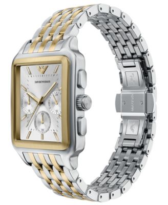 Men's Quartz Chronograph Two-Tone Stainless Steel Watch, 38mm