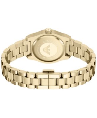 Women's Quartz Three-Hand Gold Stainless Steel Watch, 32mm