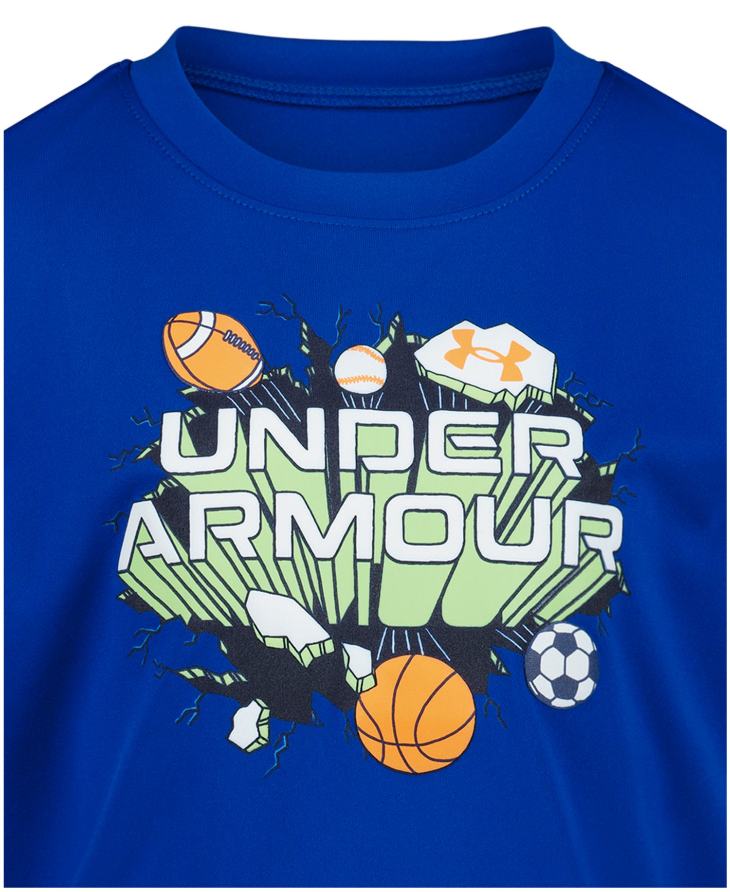 Boys' 2T-7 Tech Sports Burst Short-Sleeve T-Shirt