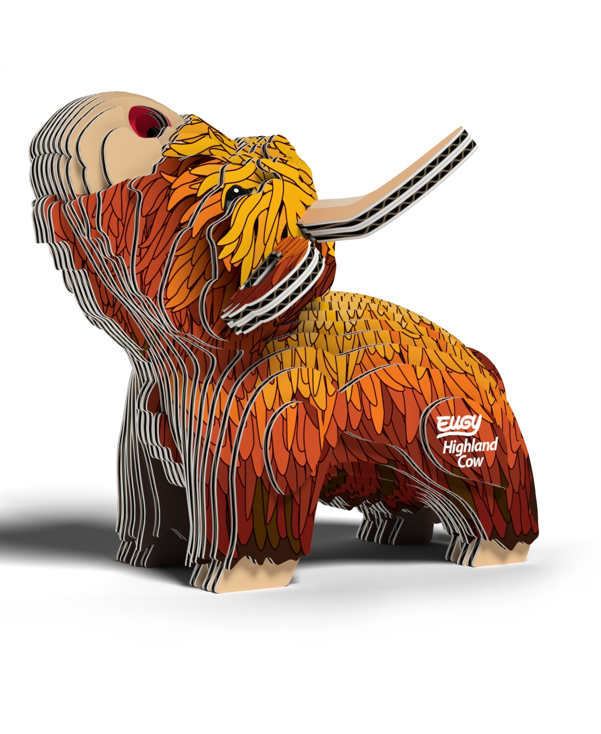 Eugy Highland Cow 3D Puzzle