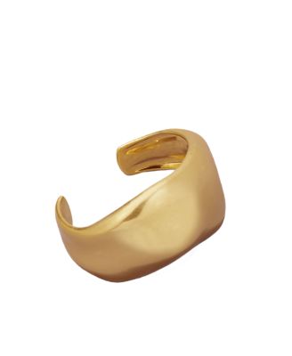 Gold-Tone Drama Molten Cuff Bracelet