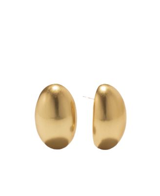 Donna Karan - Gold-Tone Dynamic Pebble Stud Earrings