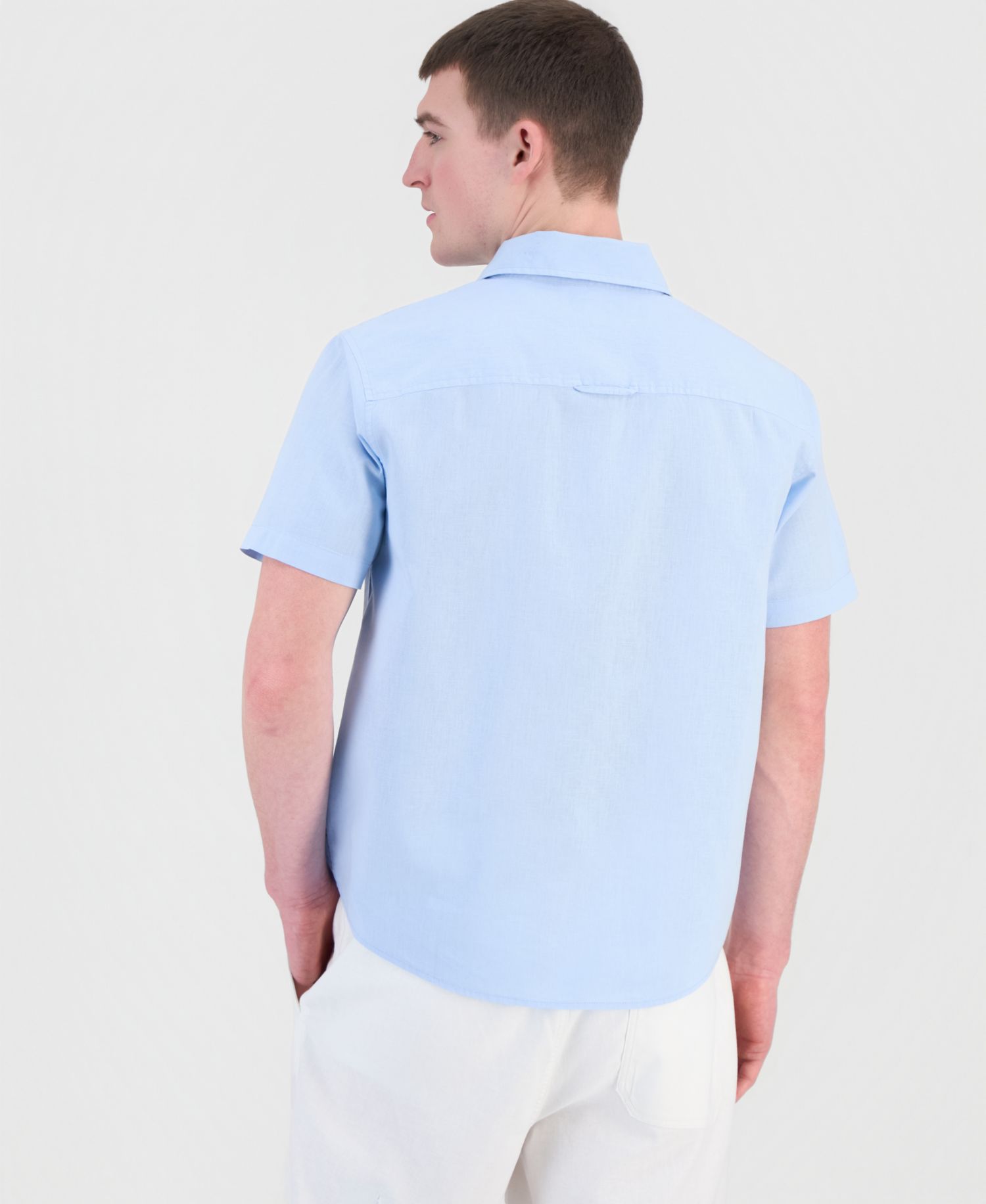 Men's Garment Dyed Linen Blend Hero Shirt