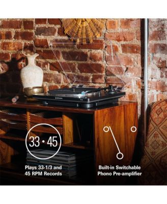 AT-LP7X Manual Belt Drive Turntable with AT-VM95E MM Cartridge