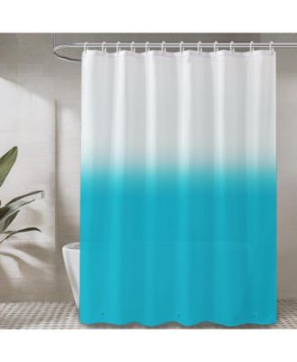 Shower Curtain Liner Waterproof Weighted with Magnets and Rings