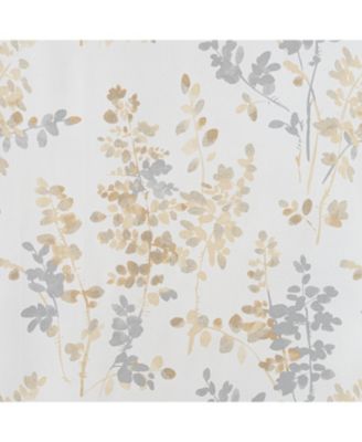 100% Polyester 140 GSM Aiden Printed Textured Grommet Curtain Panel