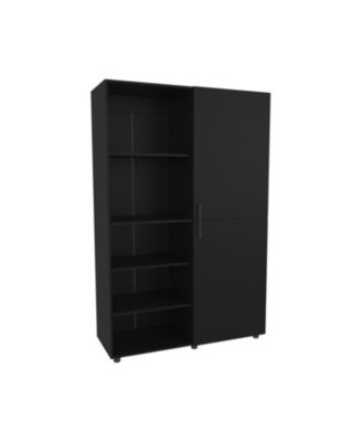 Ollie 2-Door Wardrobe with Open Storage