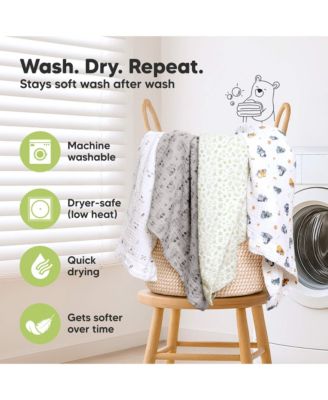 3-Pack Lyra Muslin Swaddle Blankets for Newborns, Large Cotton Nursery Baby Blankets, Soft & Breathable