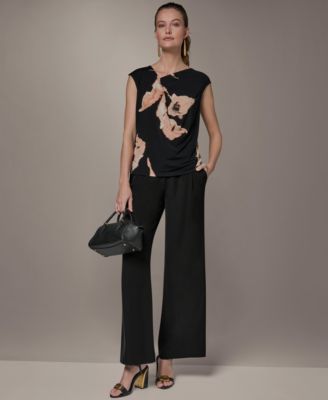 Petite Printed Sleeveless Top