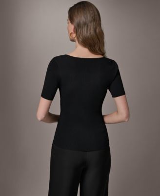 Petite Short-Sleeve Sweater