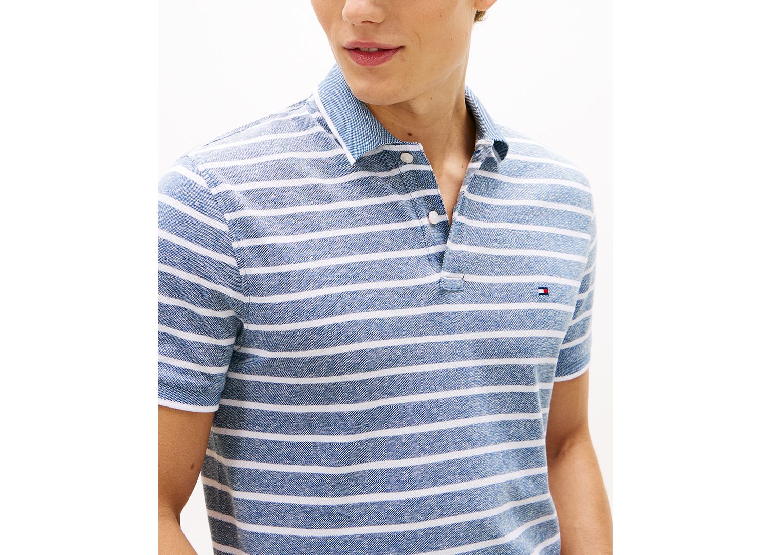 Men's Regular-Fit Tipped Linen Polo Shirt