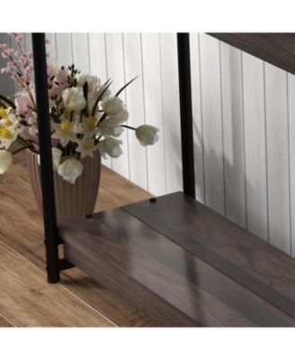 40" Entryway Table - Console Table with Storage, 2-Tier Sofa Table, Entry Table with Shelf, Hallway Table for Entryway, for Living Room, Couch