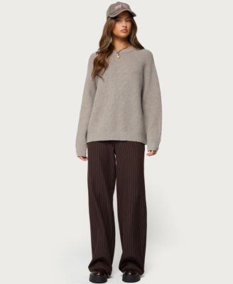 Women's Lavonne Oversized Knit Raglan Sweater