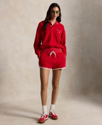 Women's Long-Sleeve Collared Polo Shirt