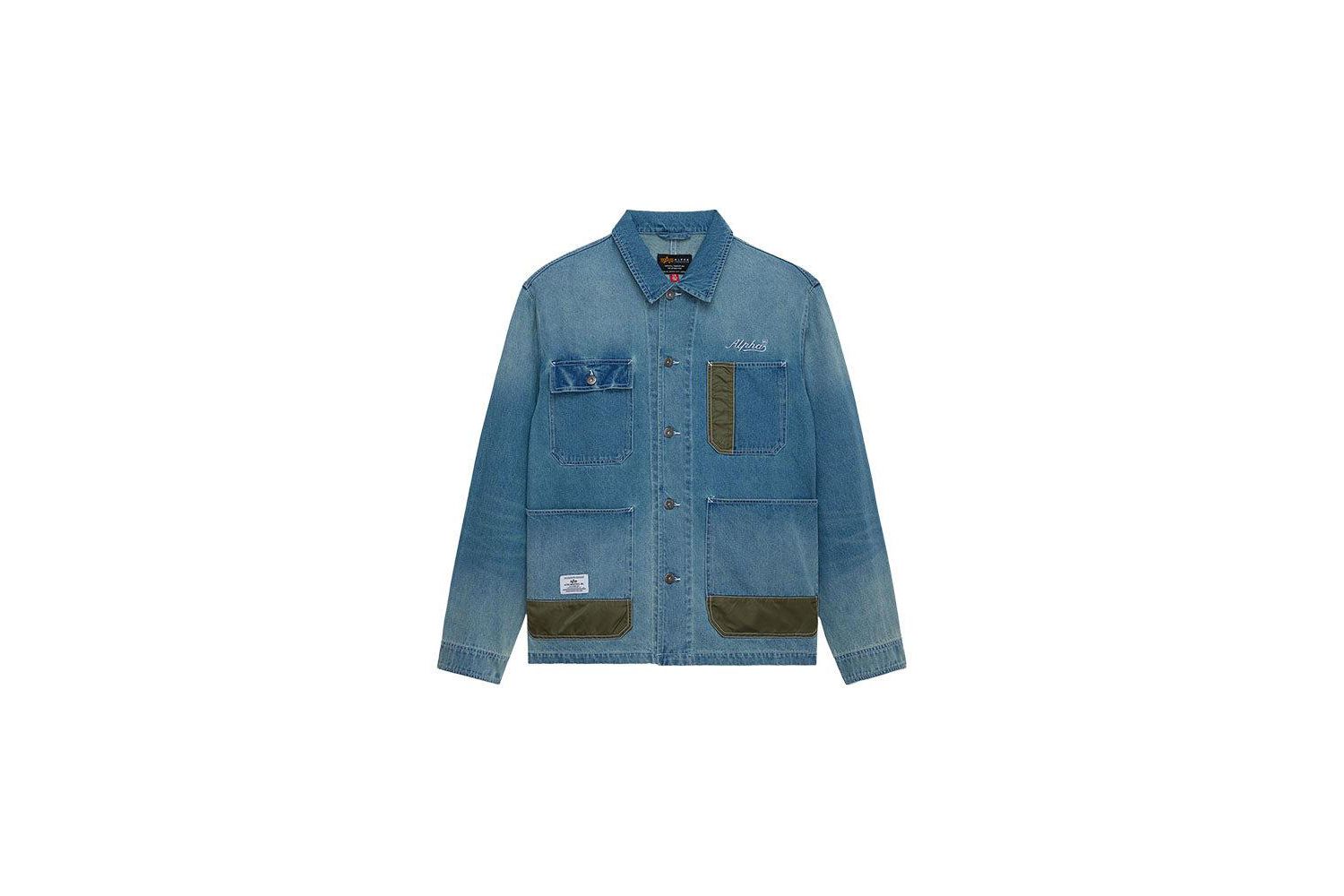Big & Tall Denim Relaxed Chore Coat