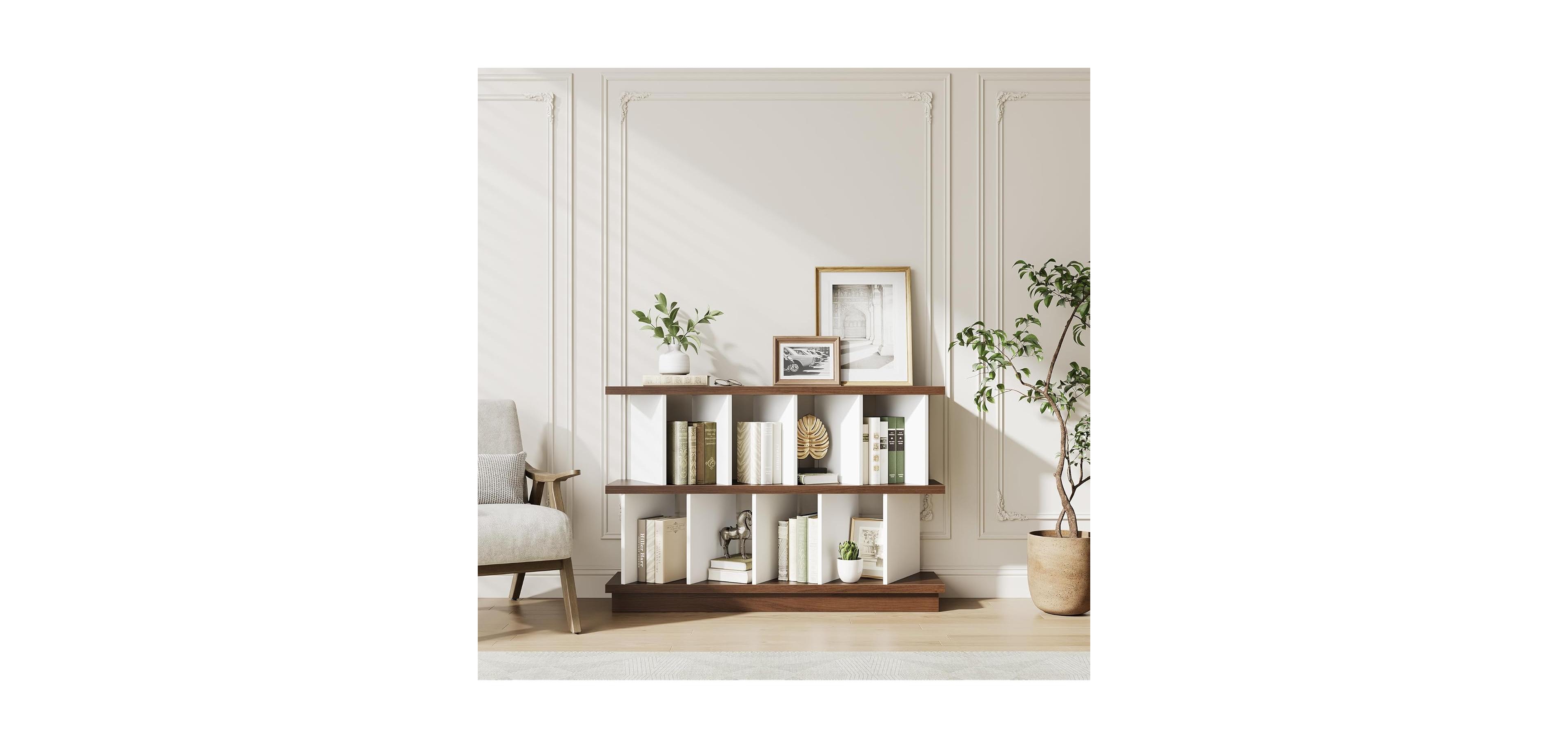 gaomon 8 Cube Storage Shelf Organizer with 10 Removable Back Panels, Open Display Bookcase for Living Room and Bedroom