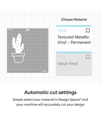 Textured Metallic Vinyl Permanent, Luxe Sampler - 12 in x 12 in Sheets (6 ct)