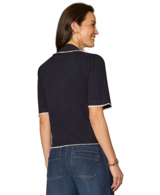 Women's Collared Neck Sweater