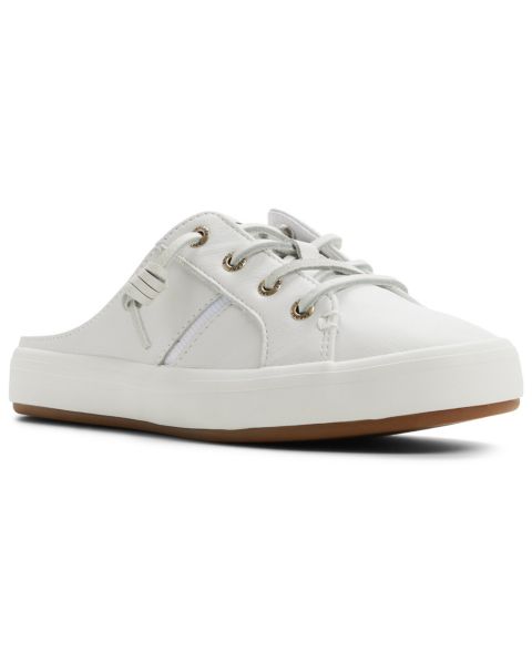 Женские кроссовки Sperry Crest Vibe Lace-Up Mule, цвет: Гладкий белый