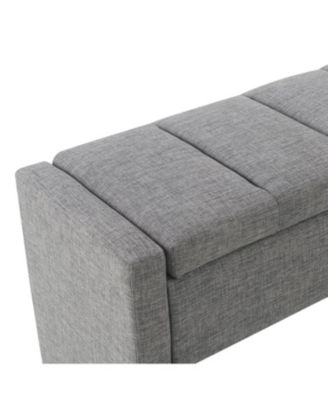 Modern Upholstered Storage Bed End Bench