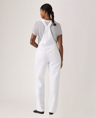 Women's Vintage-Style Cotton Denim Overalls